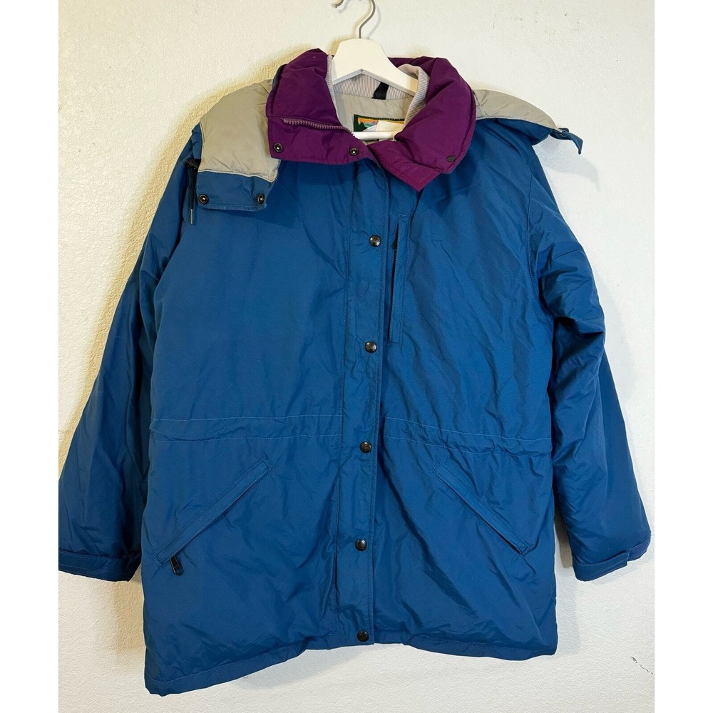 L.L. Bean Women's Penobscot Vintage Down Parka ‎ Size L Light Blue